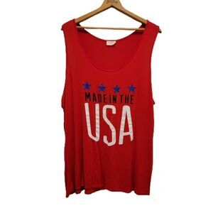 America USA Plus Size Tank Top